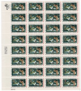 Scott #1386 1969 William M. Harnett Old Models 6¢ Sheet of 50 Stamps - MNH