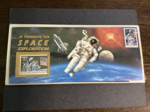 Scott#2841,42-Space Achievement Comm Souvenir-1994-US