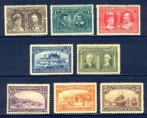 CANADA #96-103 Mint - 1908 Tercentenary Set