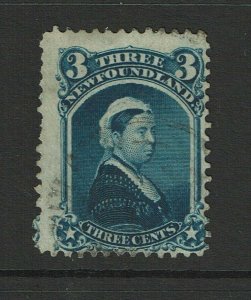 Newfoundland SC# 34, Used, sm Hinge Remnant - S10556