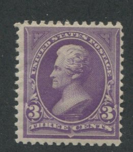 1894 US Stamp #253 3c Mint Hinged F/VF Original Gum Catalogue Value $110