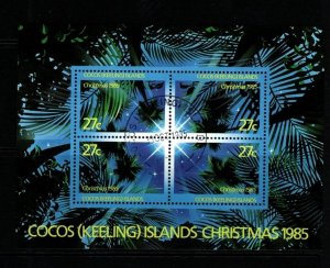 COCOS (KEELING) ISLANDS SGMS151 1985 CHRISTMAS FINE USED