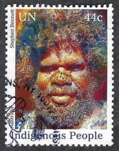 United Nations #997c 44¢ Indigenous Peoples - Australia (2009). Used