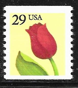 USA 2526: 29c Tulip, coil single, MNH, VF