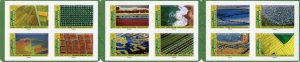 France 2021 MNH Landscapes Stamps Landscape Mosaics From the Air 12v S/A Booklet