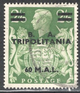 Great Britain - Tripolitania  #24    VF, Used, CV $40.00    .....  0950013