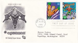 2006, DC Comics-Aquaman,  PCS, FDC (E14922)