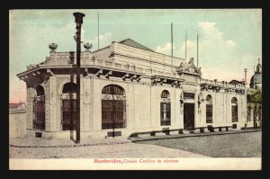 Catholic Circle of Workers health Hospital Uruguay stamp FDC & Postcard ca 1900 