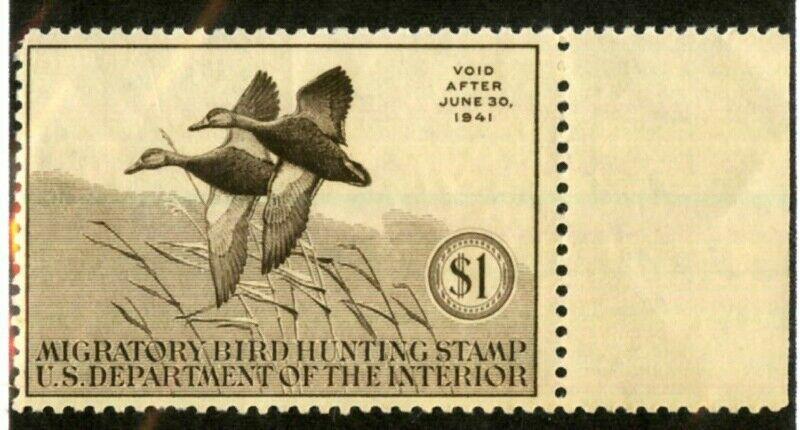 US Stamps # RW7 Ducks VF OG NH Fresh Few Tiny Gum Skips