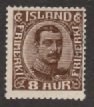 Iceland King Caspian mint issued in 1920