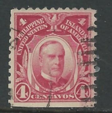 Philippines # 291  McKinley 4c   (1) Used Straight Edge