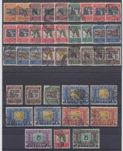 COLOMBIA 1932-39 Sc C96-C110 & CF5 Yv PA104-117 & 126-127 (36x) SETS SHADES €83+ 
