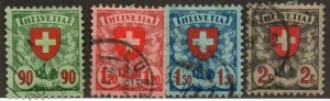 Switzerland 200-203 Set Used