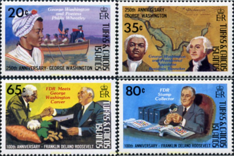 366621 MNH TURKS Y CAICOS 1982 250 ANIVERSAIO DE GEORGE WASHINGTON