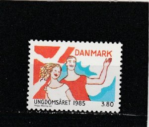 Denmark  Scott#  771  MNH  (1985 International Youth Year)