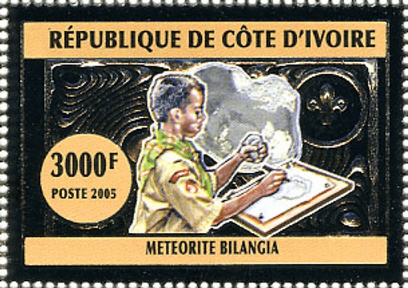 Scouting & Chess , Silver issue - Imperf. - Full-