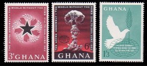 Ghana 115 - 117 MNH