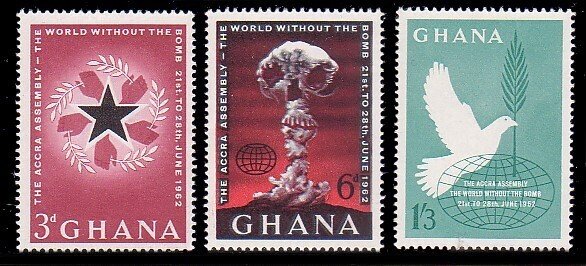 Ghana 115 - 117 MNH