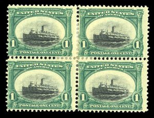 United States, 1901 Pan American Issue #294 Cat$67.50, 1901 1c green and blac...