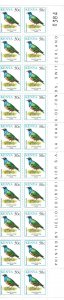Kenya #594 50c Birds strip of 20  (MNH&LH) CV $8.00
