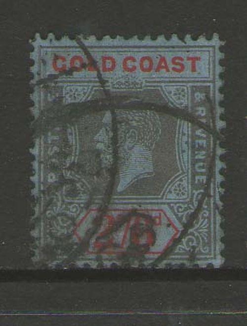 Gold Coast 1924 KGV 2/6 SG 18 FU