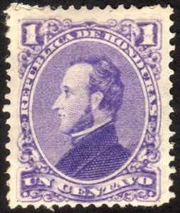 1878, Honduras 1c, MH, Sc 30