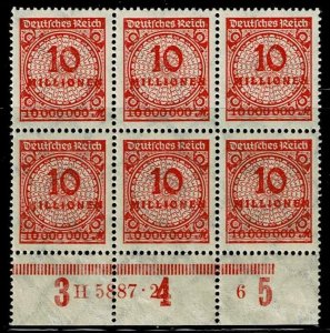 Germany 1923, Sc.#286 MNH, Plate Print with HAN 5887 23