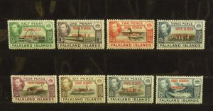 14981   FALKLAND ISLANDS  MH # 3L1, 3L2, 3L3, 3L4, 3L5, 3L6, 3L7, 3L8 CV$ 25.20