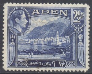 Aden Scott 21 - SG21, 1939 George VI 2.1/2a MH*