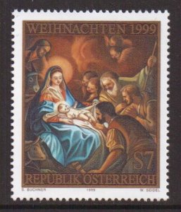 Austria  #1803   MNH  1999  Christmas