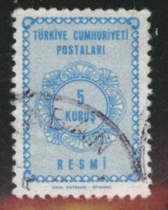 TURKEY Scott o90 Used official