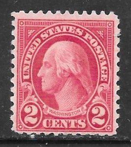 USA 634: 2c Washington, MNH, F-VF