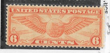 US #C19 6c  Winged Globe dull orange (MH) CV $3.50