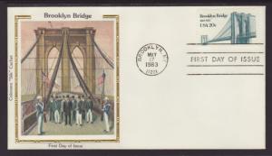 US 2041 Brooklyn Bridge Colorano U/A FDC