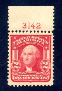 US SCOTT #319 PL# MINT-VF-XF-OG-NH W/ PSE CERT POST OFFICE FRESH