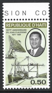 1982 Haiti Duvalier | Telecoms | Ship 50c #743 Undercatalogued $0.35 VF-NH-