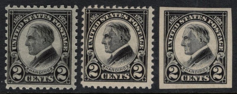 MALACK 610 - 612 F/VF OG NH, Nice Bold Set! w2859