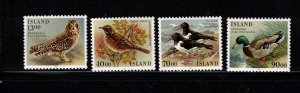 Iceland Sc 642-5MNH of 1987 -Birds - AJ08