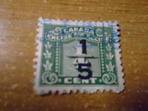 Canada Revenue stamp  van Dam  #  FX104  used