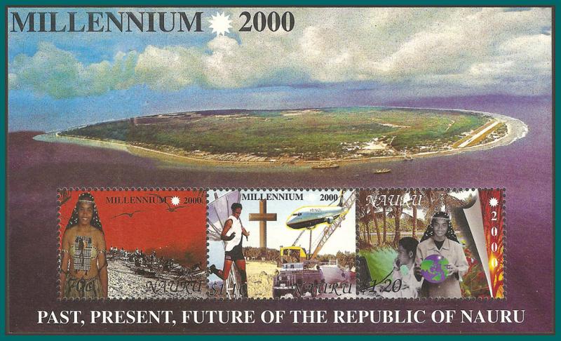 Nauru 2000 New Millennium, MS MNH 476a,SGMS509