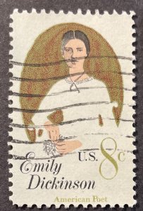 US #1436 Used F/VF 8c Emily Dickinson - American Poet 1971 [G6.2.1]