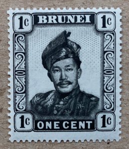 Brunei 1952 1c Sultan, MNH. Scott 83, CV $0.25.   SG 100