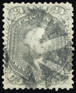 78b, Used 24¢ Gray - Nice Looking Stamp Cat $425.00 - Stuart Katz