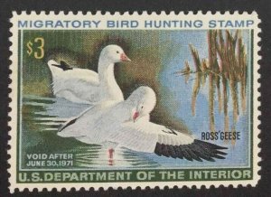 MOMEN: US STAMPS #RW37 DUCK MINT OG NH $65 LOT #75689-5