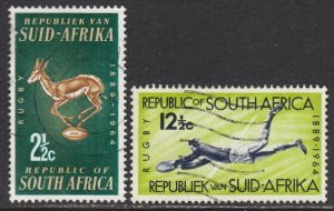 South Africa Scott 301-02 complete set F to VF used.  FREE...