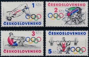 Czechoslovakia 1984 MNH Stamps Scott 2527-2530 Sport Olympic Games Cycling