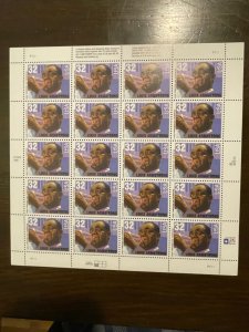 US SC 2982 Sheet 32¢ Louis Armstrong, (1) P# P1111, MNH- Superb