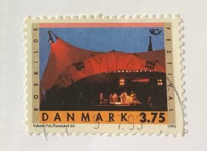 Denmark 1995 Scott 1031 used - 3.75k, Tourism, Roskilde Festival