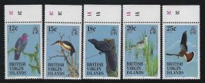 Virgin Islands 1985 Native Birds set Sc# 490-508 NH