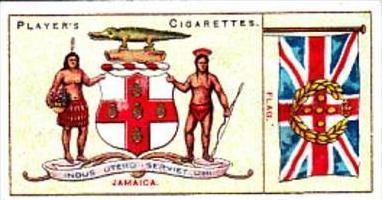 Player Cigarette Card Flags & amp  Emblems No 46 Jamaica